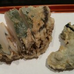 てんぷら 近藤 - 黒鮑