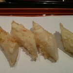 てんぷら 近藤 - ホワイトアスパラガス