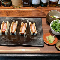 TexturA - カジュアルランチ麺飯(黒酢のカツサンド) TexturA - カジュアルランチ麺飯(黒酢のカツサンド)