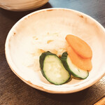 とんかつあさくら - 漬物