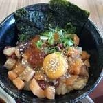 レストラン漁連 - 漬け海鮮丼1500円