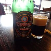 白碗竹快樓 赤坂店 - 青島の黒ビール