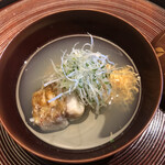 京味 もと井 - くちこの塩味と旨味がいいですね