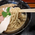 煮干し中華そば・つけ麺 海猫 - 鶏白湯煮干しそば（850円）