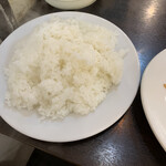 Youshoku No Maruya - Aランチご飯、中。結構なボリューム。