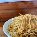 朝日屋 - 下の麺とモヤシ天地返し❣️