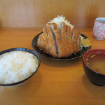 とんかつ 一 - 肩ロースとんかつ大　1,000円(2012年10月②)