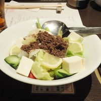 馬桜 下通り店 - 馬肉そぼろサラダ 