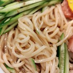 らーめん森や。 - 森やの冷やし中華・やまつ辻田さんの実主柚子の果汁をプラス‼️