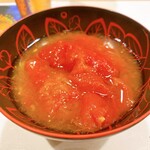うを徳 - 塩塩トマトの煮物の冷製トマトの煮物の冷製
