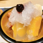 うを徳 - 寒天、ジュレが掛けらたかき氷