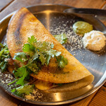多国籍食堂 錆と煤 - 2021.7 Masala Dosa（900円）＋チーズトッピング（150円）
