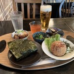 Sousaku shu sai dai dokoro kushu kushu - ごはんセット、生ビール【2021.7】