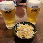 らーめん十勝 - ビールとネギメンマ