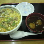 Toritamashokudoukokkoya - 親子丼　だんご汁付