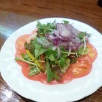 いのこ家 山形田 - 新鮮トマトサラダ