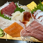 高砂寿司 - お造り盛合せ(竹)@3,000円