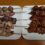 Yakitori Sengoku Ya - お皿に盛って