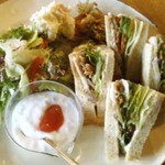 珈琲山荘 ノデュス - ランチ：サンドイッチプレート