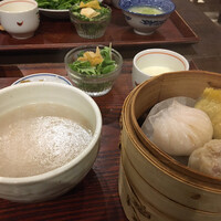 中華旬彩 森本 - ・お粥と点心の飲茶セット