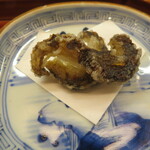 割烹 市川 - 鮑　ちょっと揚げて下さいました
