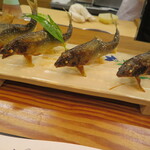 割烹 市川 - 鮎の塩焼き