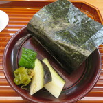 割烹 市川 - 雲丹おにぎり