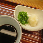 割烹 市川 - 汁と薬味