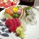 ざぶとん - お刺身盛り合わせが500円！！！神コスパ！！！