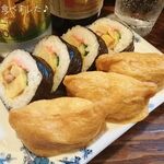 ざぶとん - サービスの助六寿司！！！