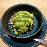 濃い宇治抹茶のアイスクリーム