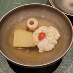 菅井 - 【お吸い物】鱧、冬瓜、御坊