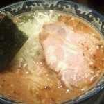 麺屋黒船 - 辛味噌葱叉焼麺1100円