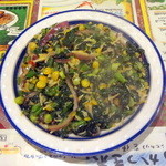 ガラムマサラ - ホウレン草炒め