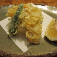 九つ井 本店 - 蟹真蒸湯葉揚げ
