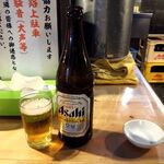 屋台安兵衛 - 「ビール（中瓶）」（600円）