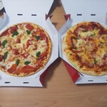 Pizza Hut - ピザハット･マルゲリータ M、デラックス M