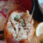 ロペ倶楽部 テラスレストラン - 手羽先餃子の餡