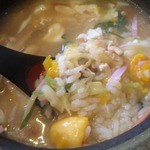 三福屋 - うどんの下からおじや