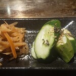 Okonomiyaki Komachi - 無料サービスの突き出し