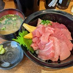 清水港　みなみ  - 【2021/7】生本鮪丼