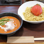 Nanashi Tonkotsu Hen - 冷やし丸ごとトマトつけ麺990円
