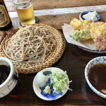 SANGA Soba&Coffee STAND - 盛りそば、天ぷら、瓶ビール