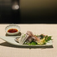 平野屋 - 3. 【造り】
                      鮎、薬味：大根、茗荷、生姜