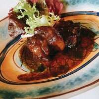 フィーコディンディア - 豚バラ肉のオレンジ・バルサミコ煮込み