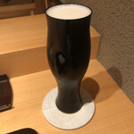 鳥匠 いし井 - キリン一番搾り 生ビール 中
      →暑い夏の夜なのでやはり麦のジュースを！泡をシルクのようで♪そしてグラスがなんともセクシーで良いですね(^O^)／