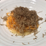 鳥匠 いし井 - サマートリュフのタヤリン
      →一転こちらはタヤリン♪濃厚な鳥出汁のサマートリュフはぴったりでした！