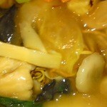 中国料理　龍 - 五目入りあんかけ焼きそばのアップです