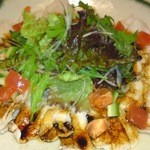 中国料理　龍 - ゆで豚のニンニクソース、サラダ仕立てです