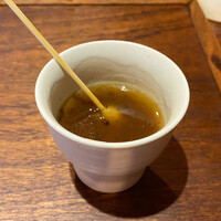 鶏匠 膳 - スカモルツァーチーズとトリュフあんかけ（一品）